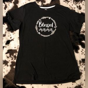 Blessed Momma tshirt size L
